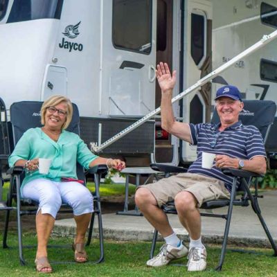 camping neighbours